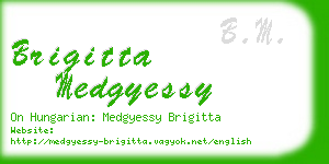 brigitta medgyessy business card